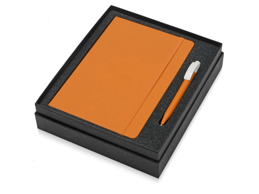 Подарочный набор Uma Vision с ручкой и блокнотом А5, оранжевый фото 2