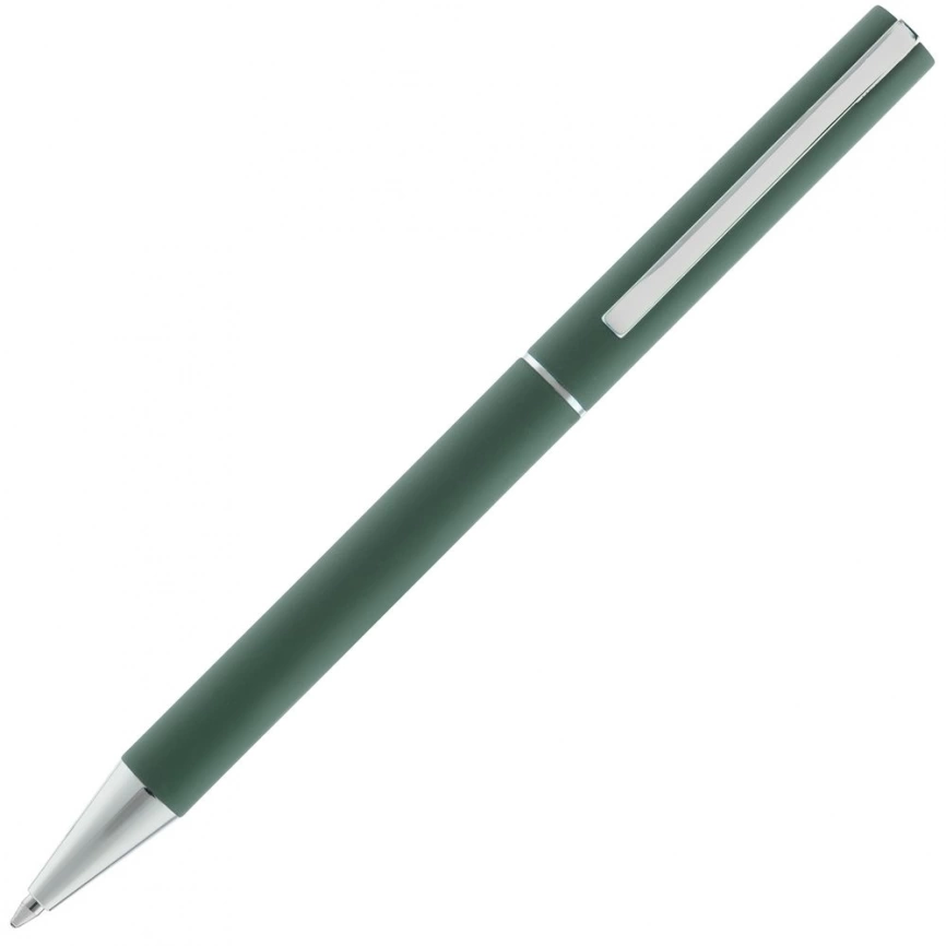 Ручка шариковая Blade Soft Touch, зеленая фото 2