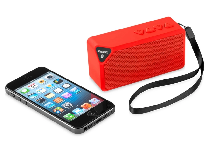Колонка Jabba Bluetooth®, красный фото 4