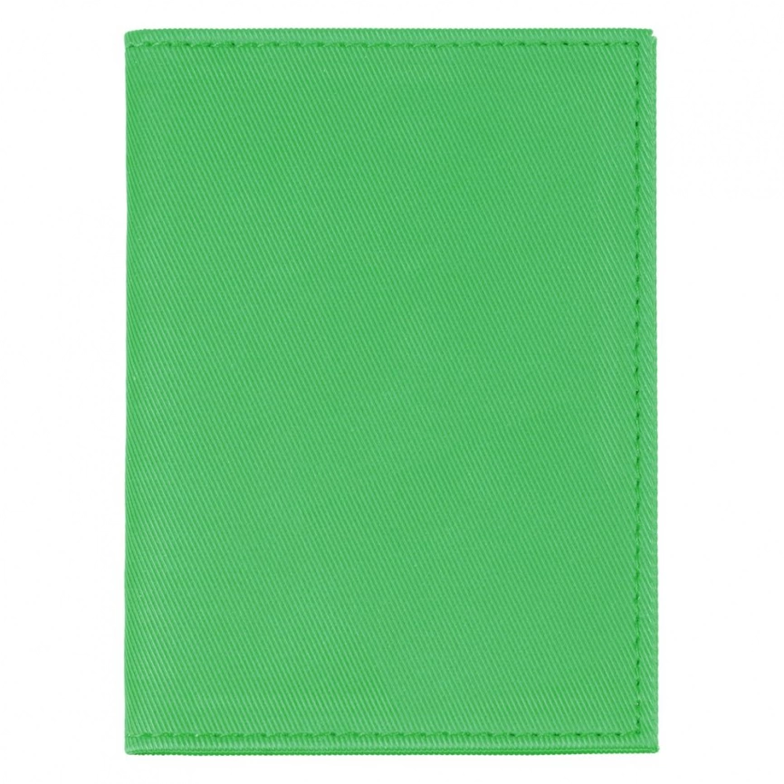Обложка для паспорта Twill, зеленая фото 4