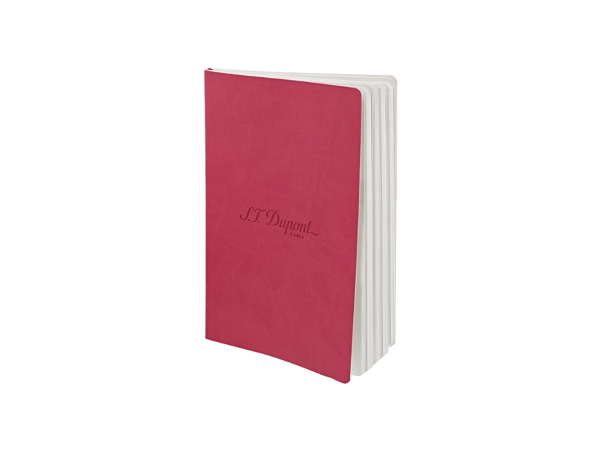 Блокнот Notebook , темно-розовая искусcтвенная кожа с логотипом Dupont , формат А 5, бумага: линованная фото 3