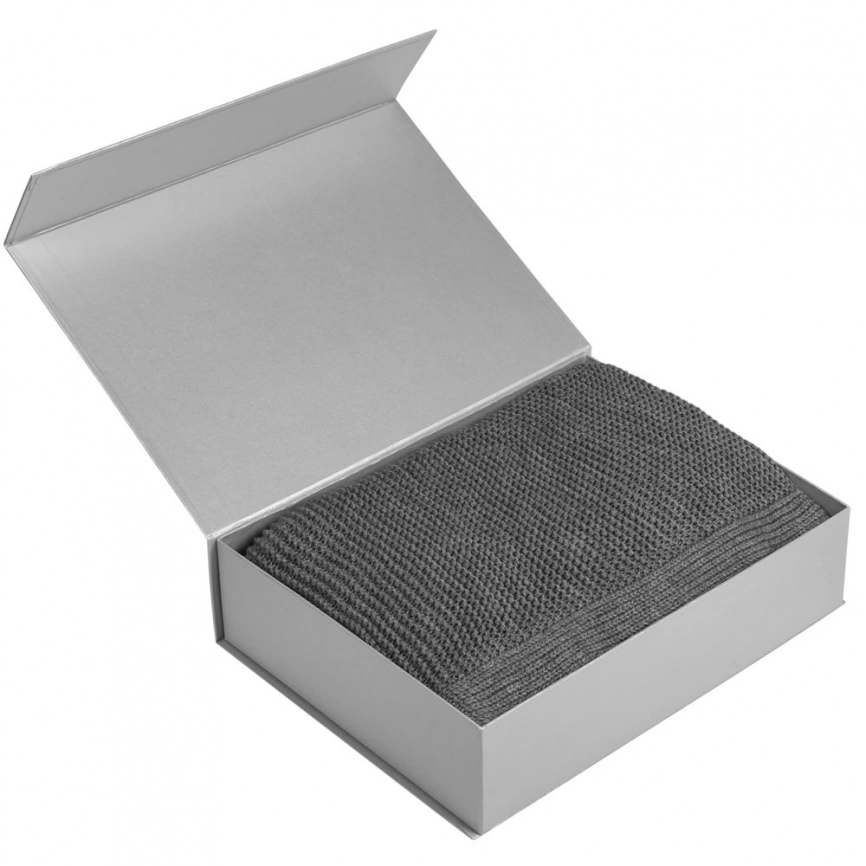 Коробка Koffer, серебристая фото 3