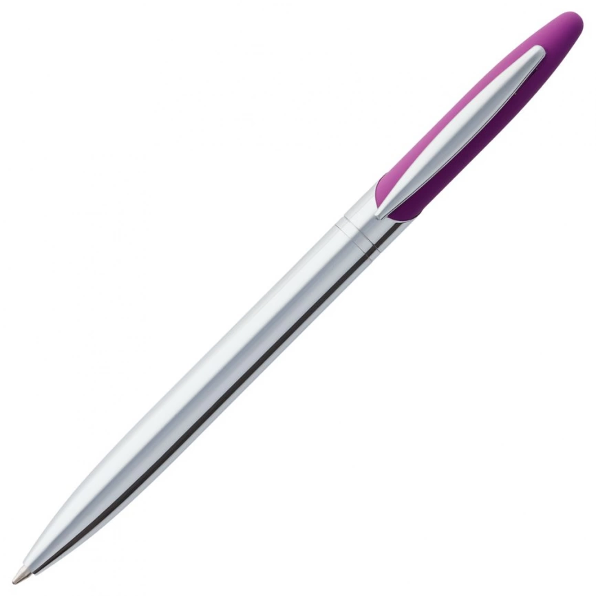 Ручка шариковая Dagger Soft Touch, фиолетовая фото 3