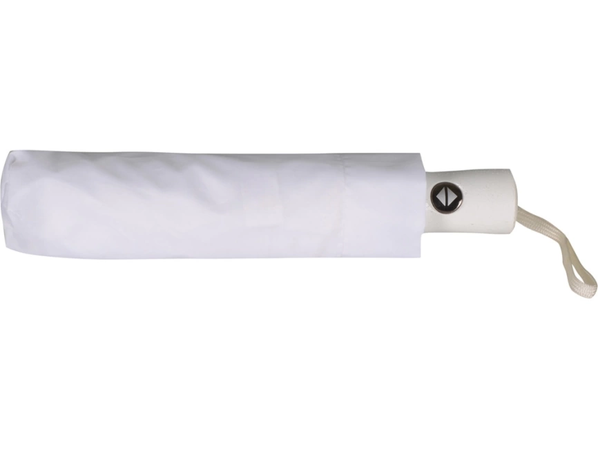 Зонт складной автоматический, белый фото 4