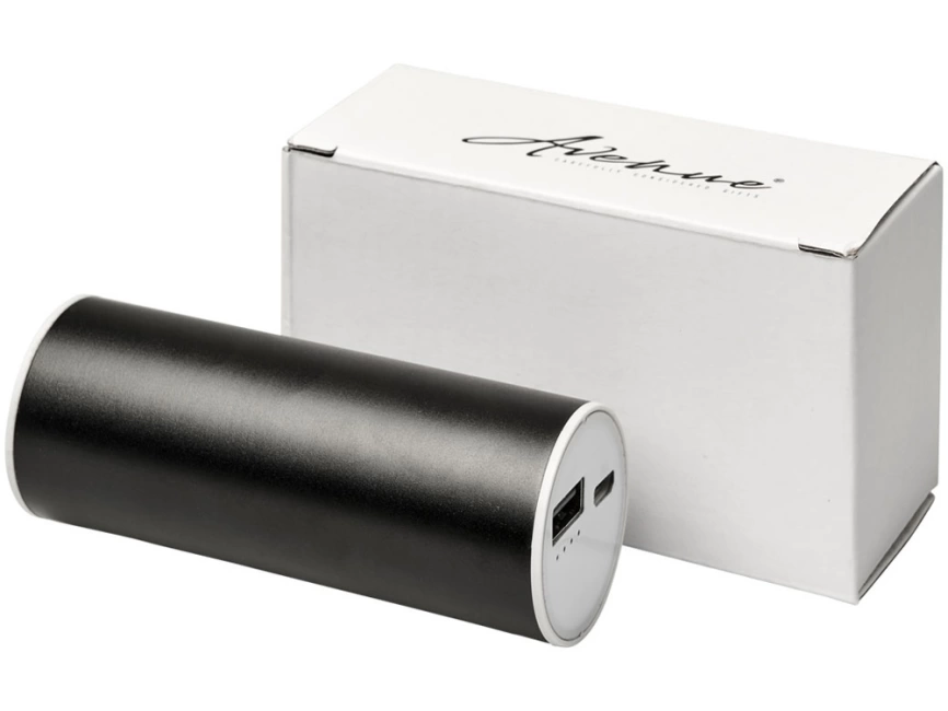 Портативное зарядное устройство Bliz, 6000 mAh с кабелем 2-в-1, черный фото 4