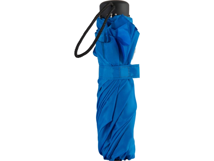 Зонт Picau из переработанного пластика в сумочке, синий фото 8