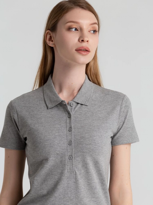 Рубашка поло женская Phoenix Women серый меланж, размер XL фото 9