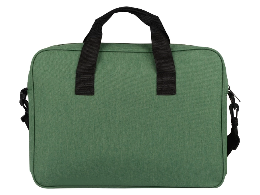 Сумка для ноутбука Wing с вертикальным наружным карманом, зеленый фото 6