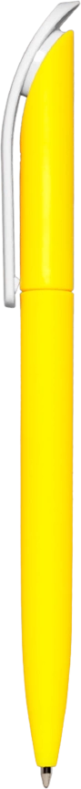 Ручка шариковая VIVALDI SOFT,  жёлтая с белым фото 2