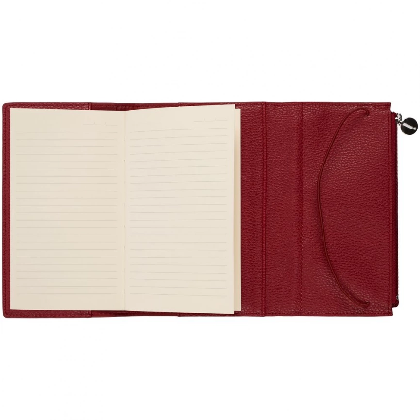 Ежедневник Zipco Flap, недатированный, красный фото 8