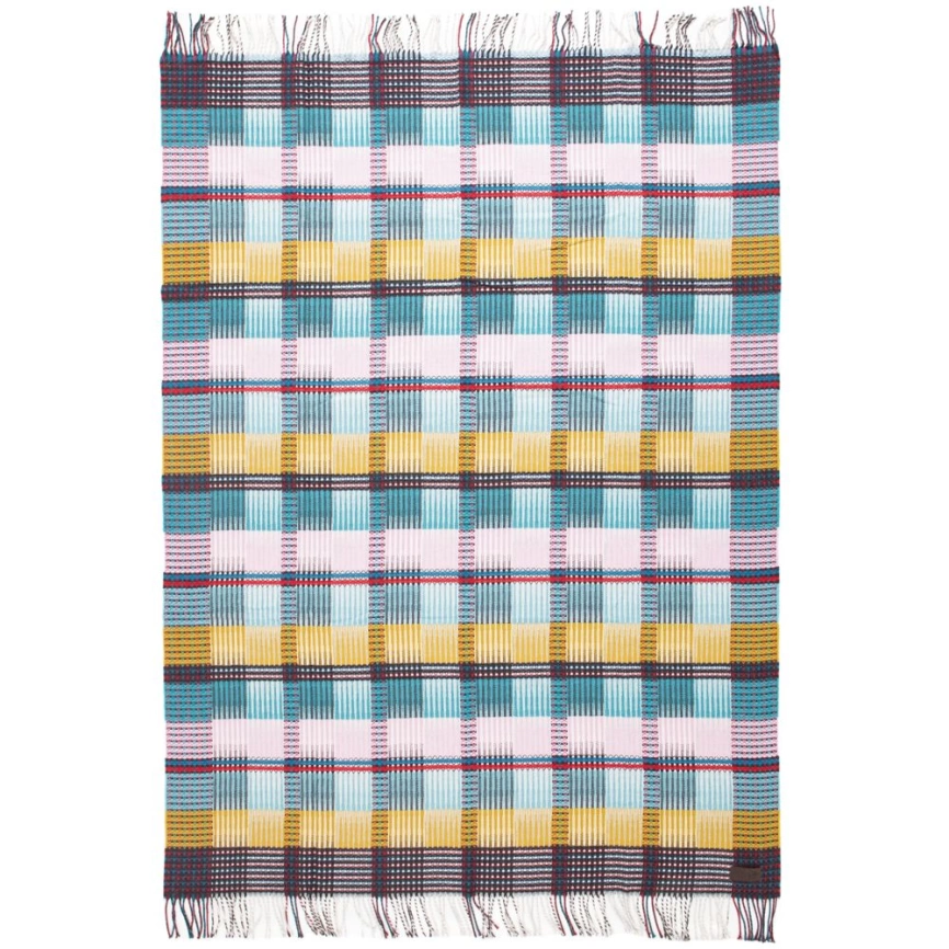 Плед Rossi Paint, молочно-бирюзовый фото 5