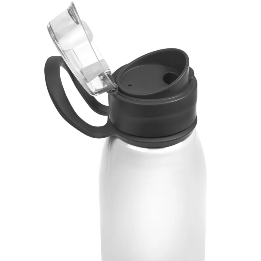 Спортивная бутылка для воды Korver, белая фото 4
