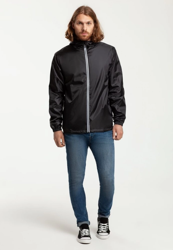 Ветровка мужская Fastplant черная, размер S фото 10