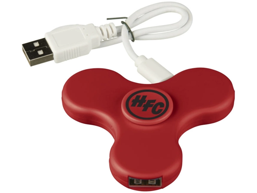 Spin-it USB-спиннер, красный фото 6