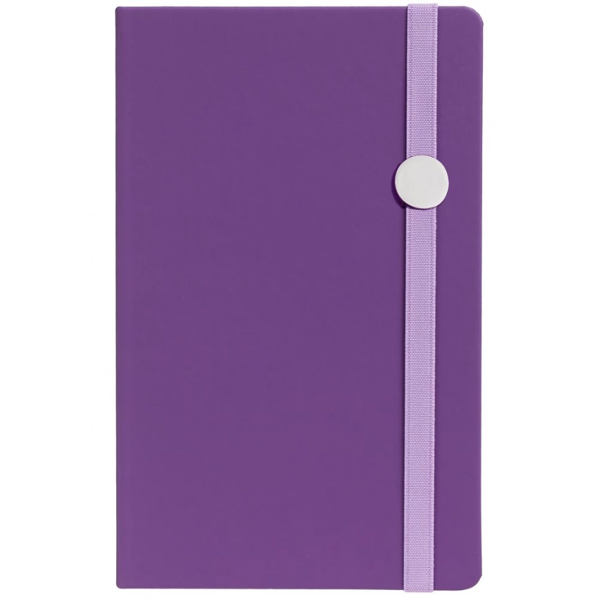 Блокнот Shall Round, фиолетовый фото 3