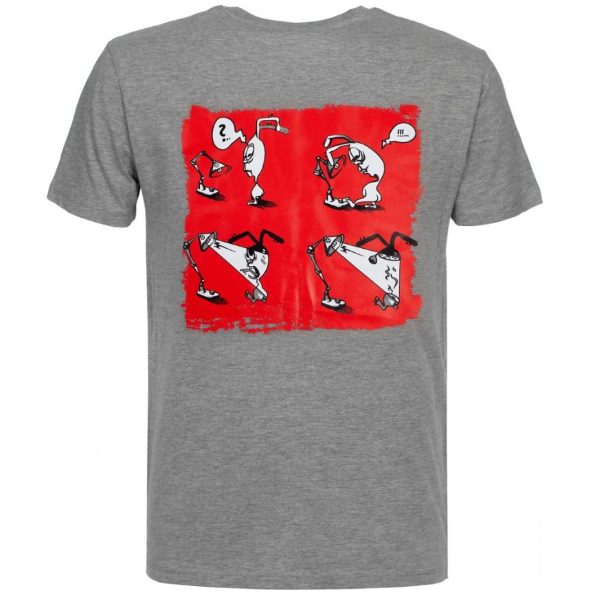 Футболка мужская «Яжопытный», серый меланж, размер S фото 2