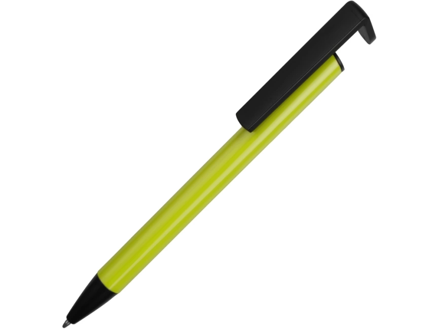 Ручка-подставка шариковая Кипер Металл, зеленое яблоко фото 1