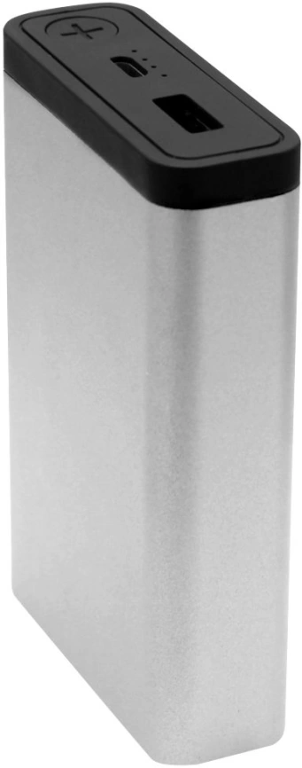 Внешний аккумулятор MeToo  10000 mAh, металлический - Серебро DD фото 2