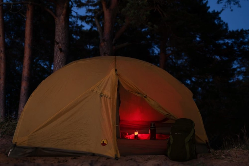 Кемпинговый фонарь Fyrtorn, серый с черным фото 14