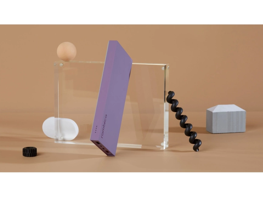 Внешний аккумулятор Rombica NEO ARIA Orchid, 10000мАч, Soft-touch, PD, QCharge, Type-C, сиреневый фото 7