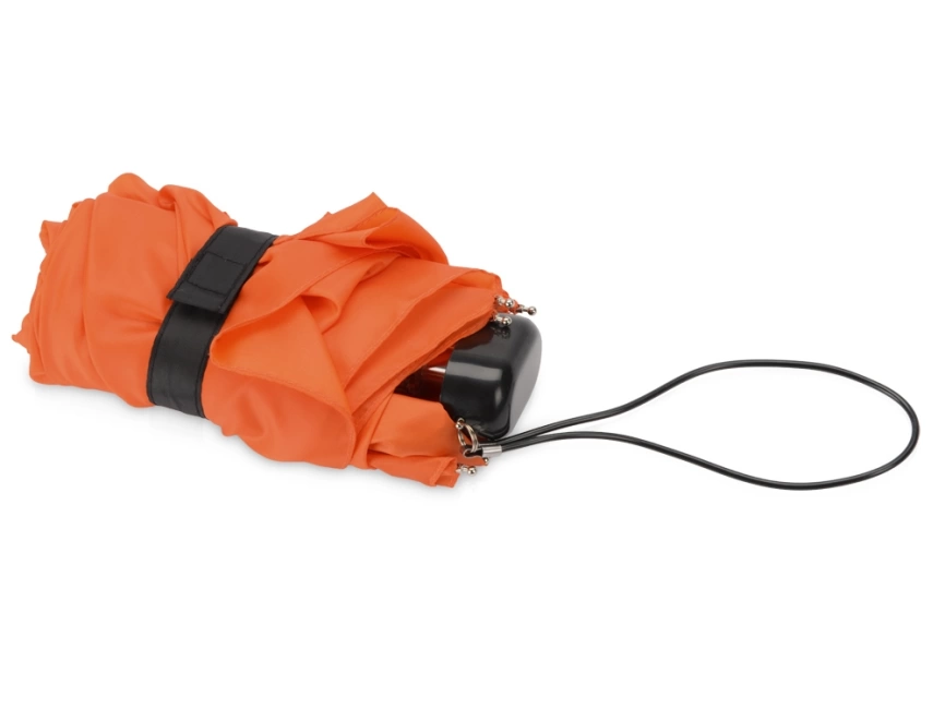 Зонт складной Stella, механический 18, оранжевый (Р) фото 3