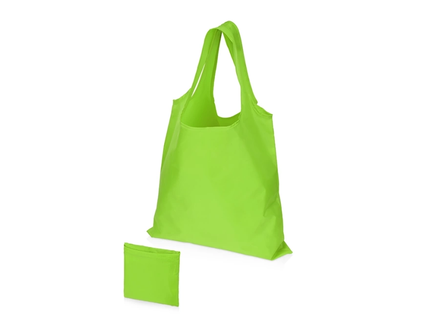 Складная сумка Reviver из переработанного пластика, зеленое яблоко фото 1