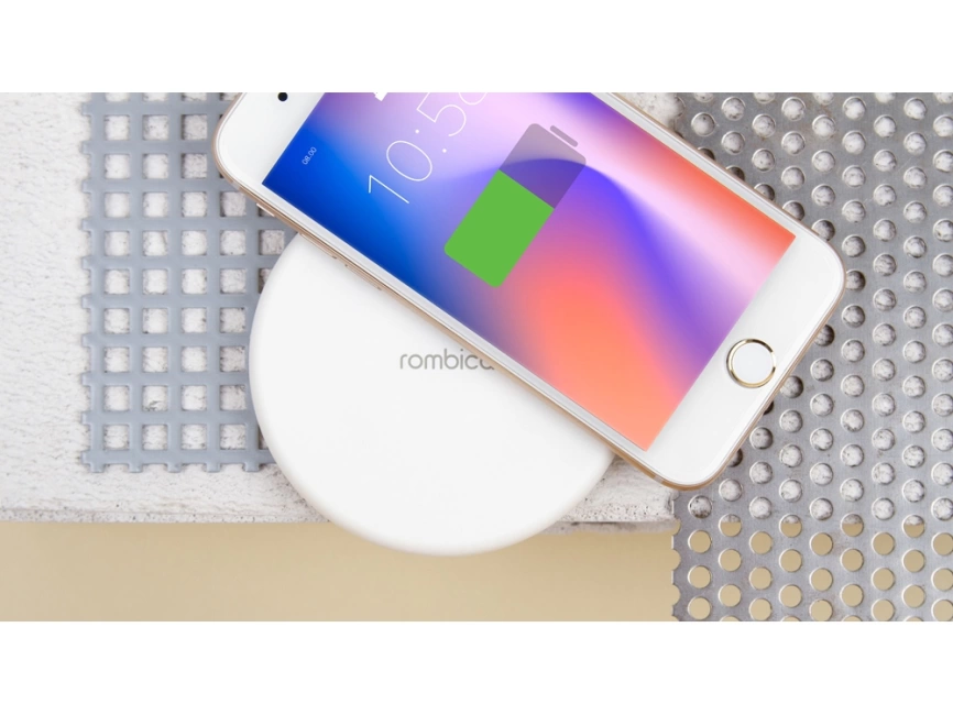 Беспроводное зарядное устройство Rombica NEO Q1W Quick, белый фото 5