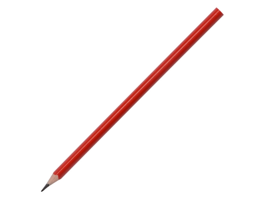 Трехгранный карандаш Conti из переработанных контейнеров, красный фото 1