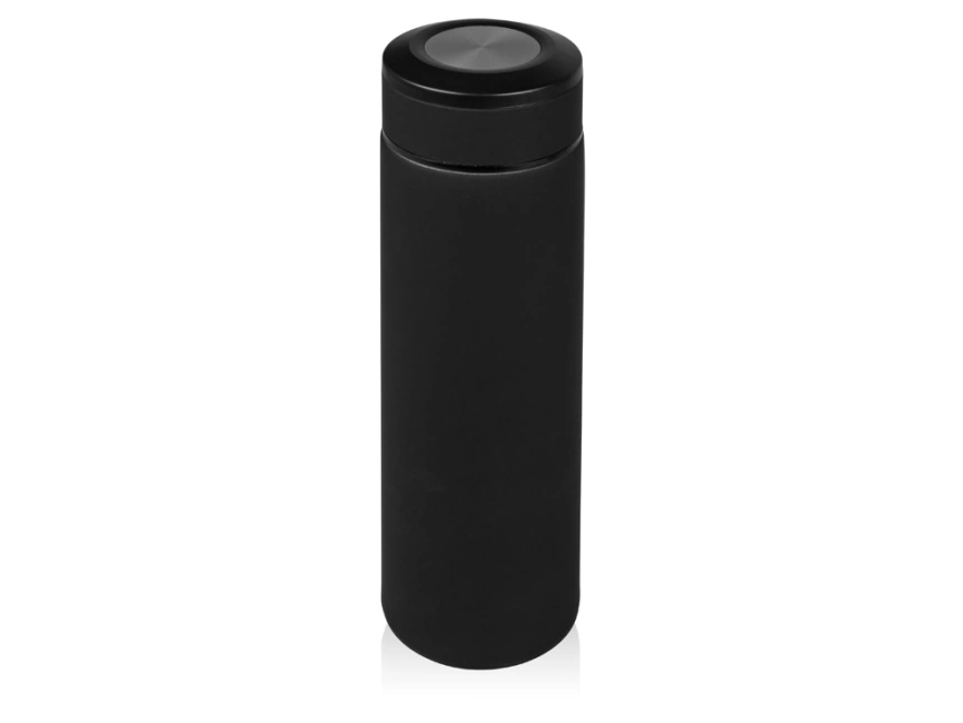 Термос Confident с покрытием soft-touch 420мл, черный фото 1