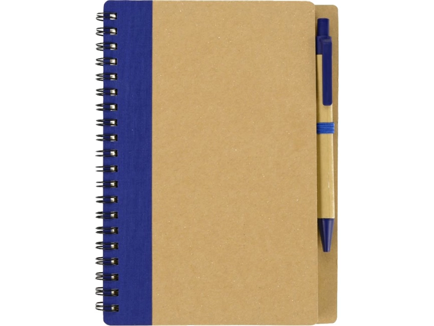 Подарочный набор Essentials с флешкой и блокнотом А5 с ручкой, синий фото 9