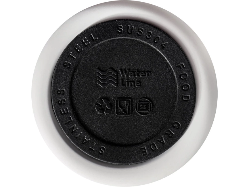 Вакуумная термокружка Waterline c кнопкой Guard, 400 мл, белый фото 8