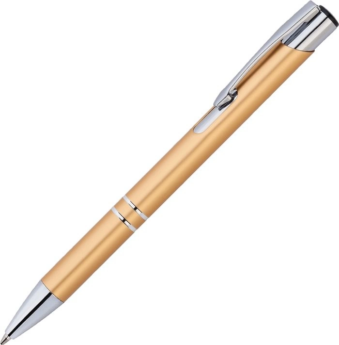 Ручка металлическая KOSKO, золотистая с серебристым фото 1