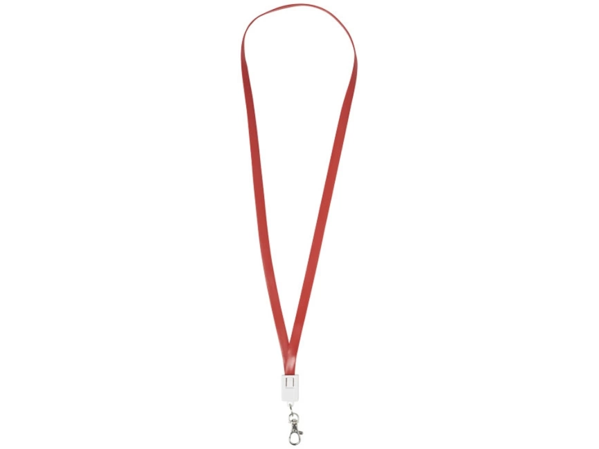 Зарядный кабель-клип 2 в 1, красный фото 1