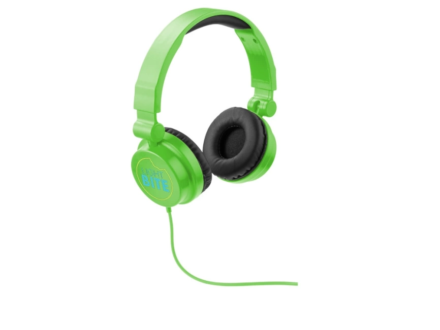 Наушники складные Rally, лайм фото 6