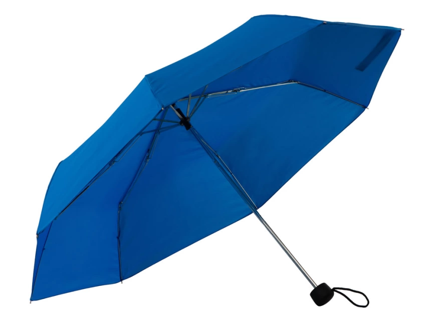 Зонт Picau из переработанного пластика в сумочке, синий фото 2
