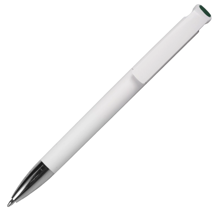 Ручка шариковая Gracia, пластик, белый/зеленый фото 2