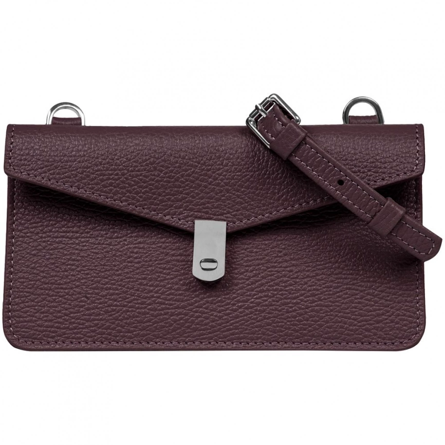 Сумка через плечо Busta, бордовая фото 1