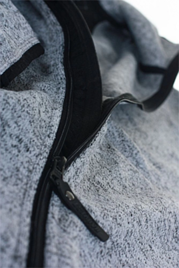 Куртка флисовая мужская Richmond, серый меланж, размер S фото 5