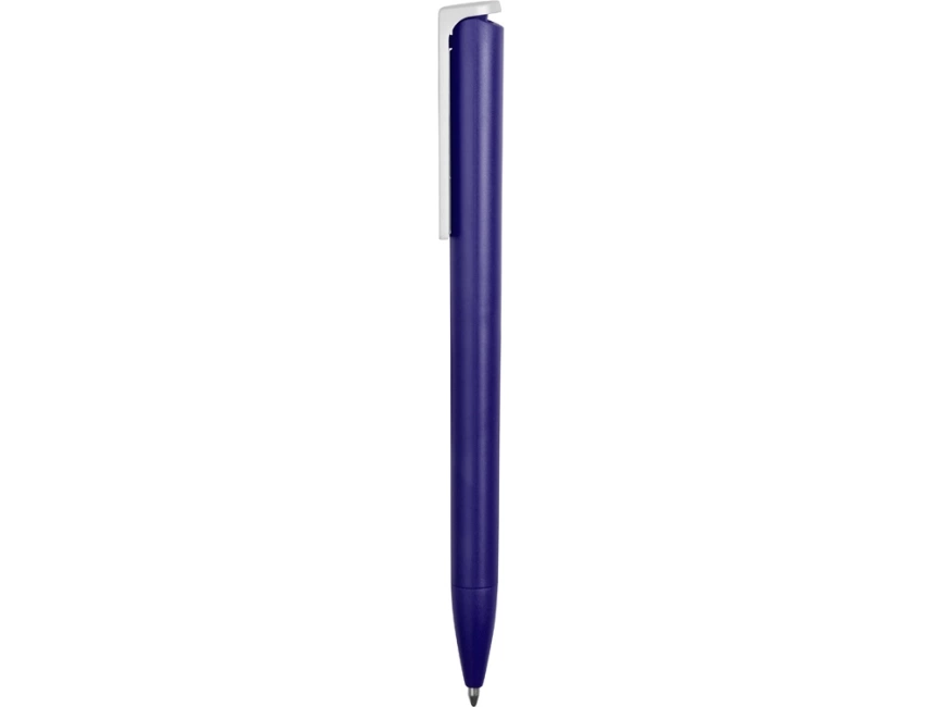 Ручка пластиковая шариковая Fillip, синий/белый фото 5