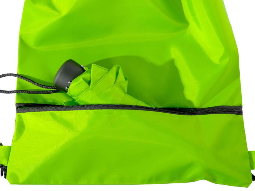 Зонт Picau из переработанного пластика в сумочке, зеленое яблоко фото 11