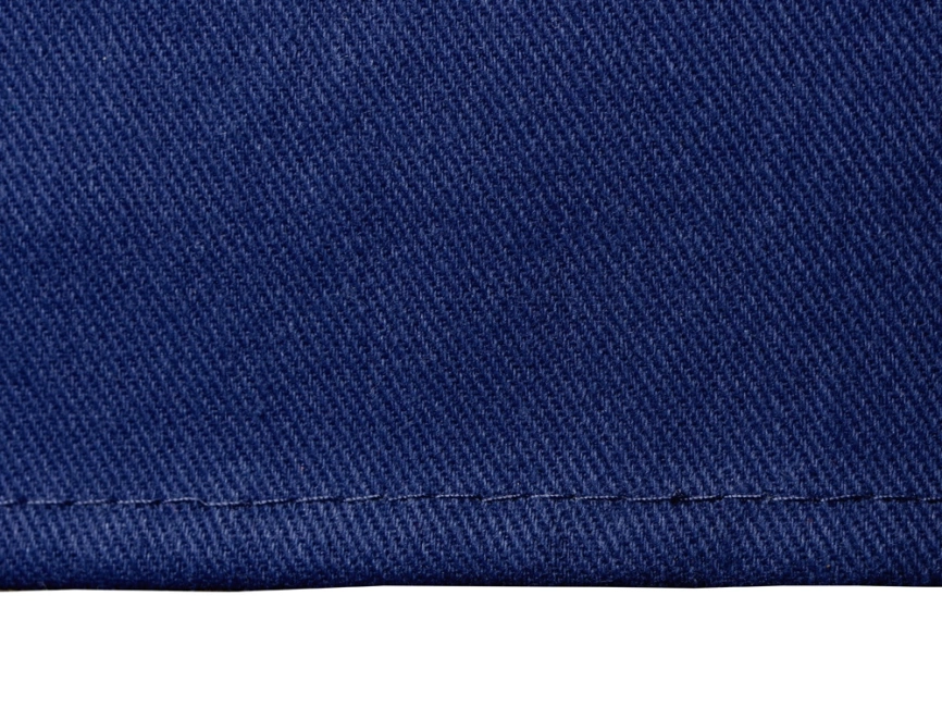 Хлопковый фартук Delight с карманом и регулируемыми завязками, синий нэйви фото 7