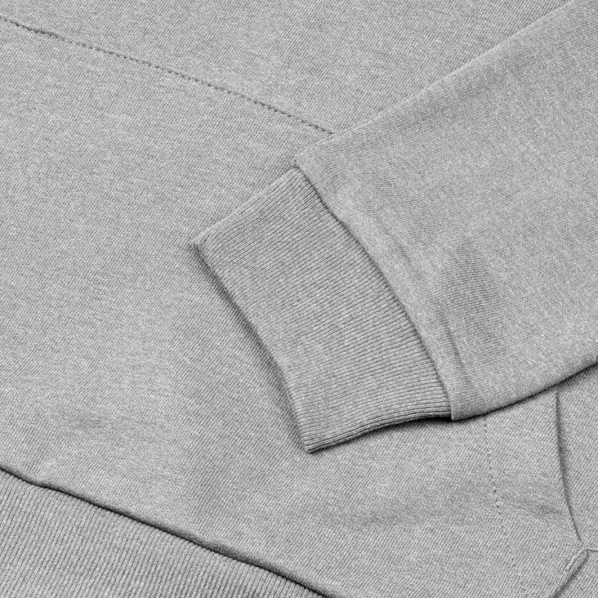 Толстовка с капюшоном унисекс Hoodie, серый меланж, размер XXL фото 9