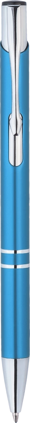 Ручка металлическая KOSKO, голубая с серебристым фото 5