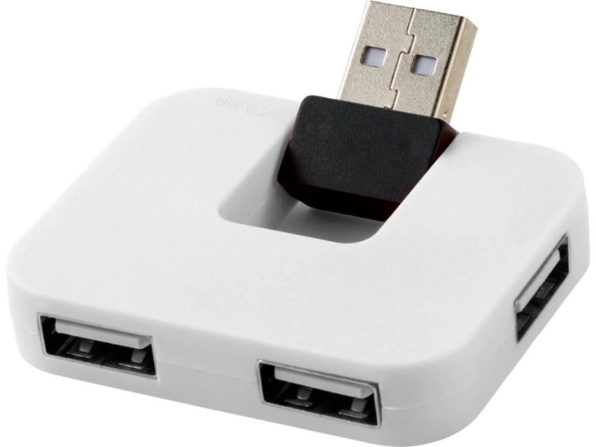 USB Hub Gaia на 4 порта, белый фото 1