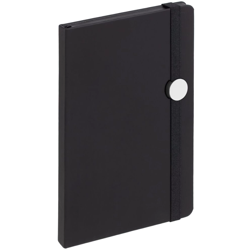 Блокнот Shall Round, черный фото 2