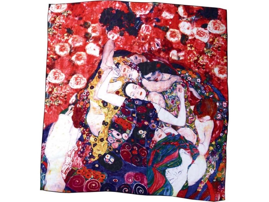 Набор: платок, складной зонт Климт. Танцовщица, красный фото 2