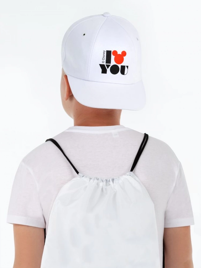 Бейсболка «Микки. I Love You», белая фото 3
