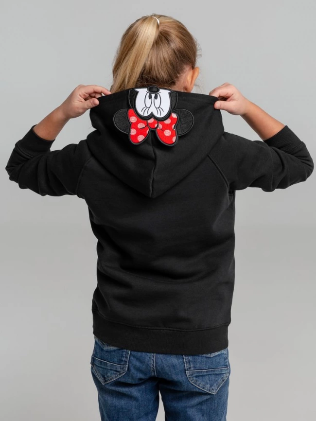 Худи детское Minnie In My Head, черное, на рост 142-152 см (12 лет) фото 3