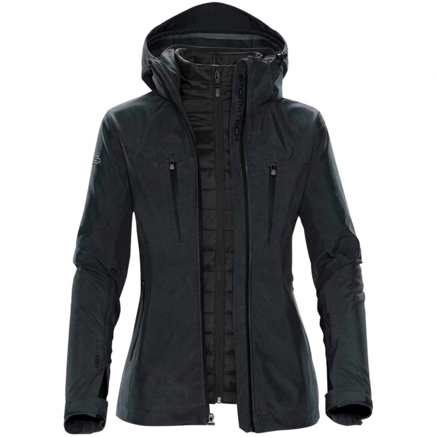 Куртка-трансформер женская Matrix серая с черным, размер S фото 1