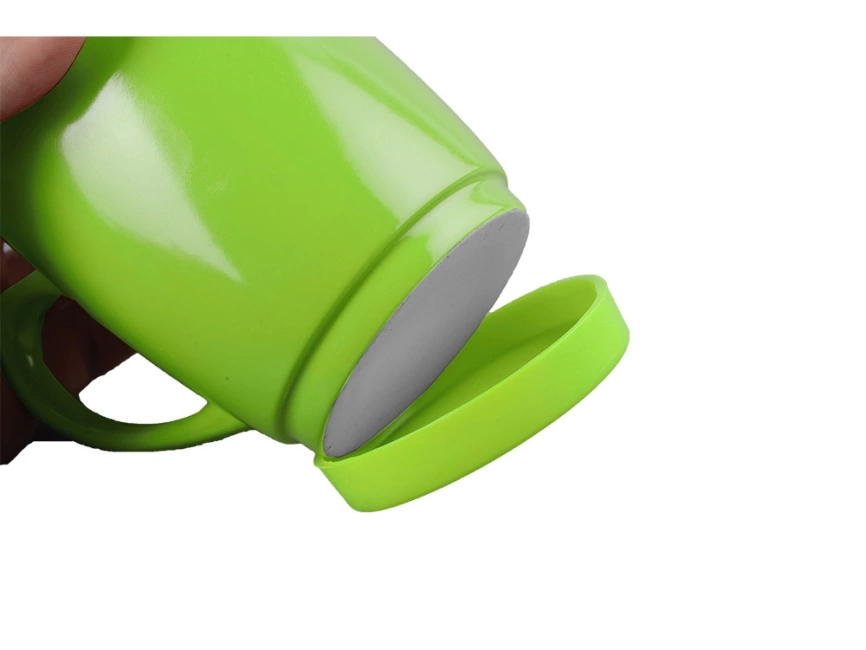 Кружка на 310 мл с силиконовой подставкой, шт., зеленый фото 2